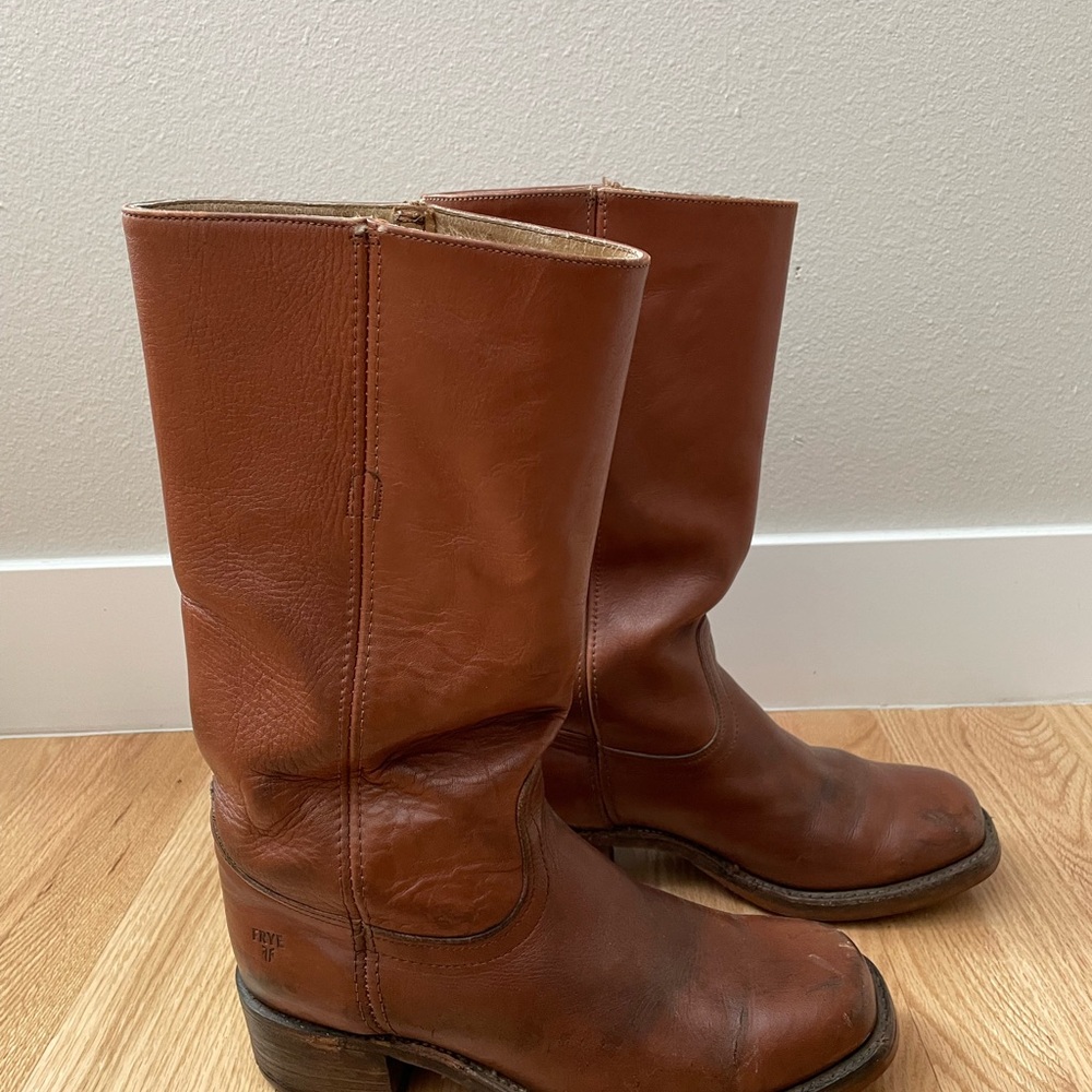 FRYE Vintage City Boots 9.5 D Men / Brown Leather